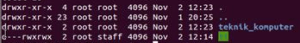 Tampilan perintah ls Tampilan perintah ls