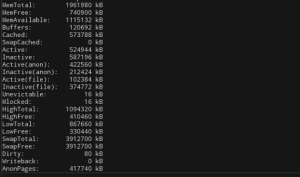 meminfo